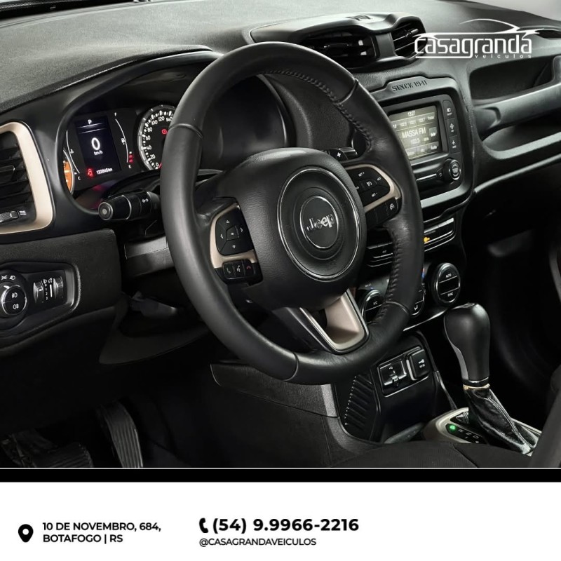 RENEGADE 1.8 16V FLEX LONGITUDE 4P AUTOMÁTICO - 2017 - BENTO GONçALVES