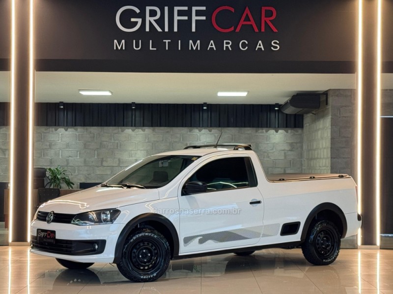 saveiro 1.6 mi trendline cs 8v flex 2p manual 2015 dois irmaos