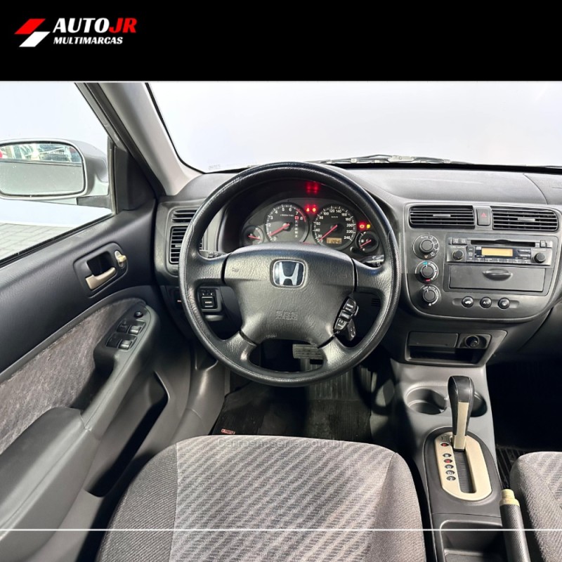 CIVIC 1.7 EX 16V GASOLINA 4P AUTOMÁTICO - 2002 - VACARIA