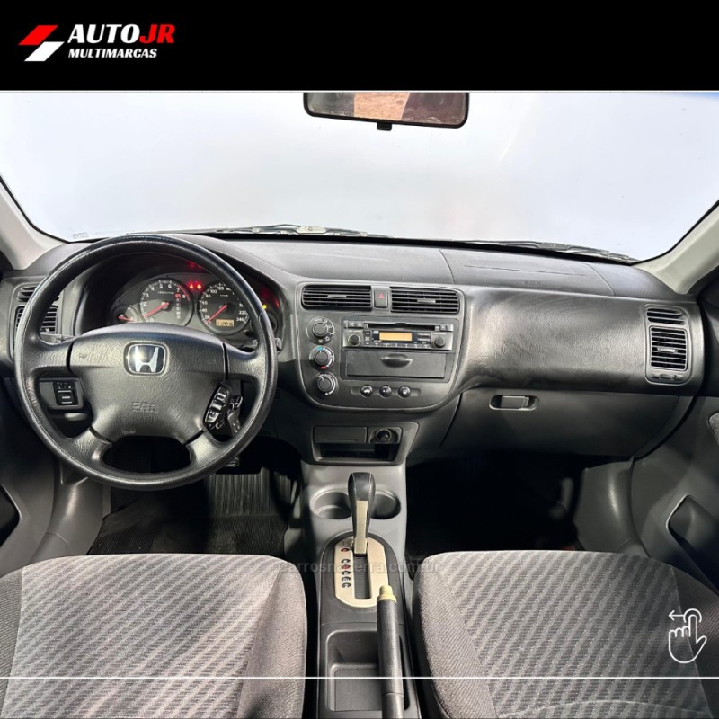 CIVIC 1.7 EX 16V GASOLINA 4P AUTOMÁTICO - 2002 - VACARIA
