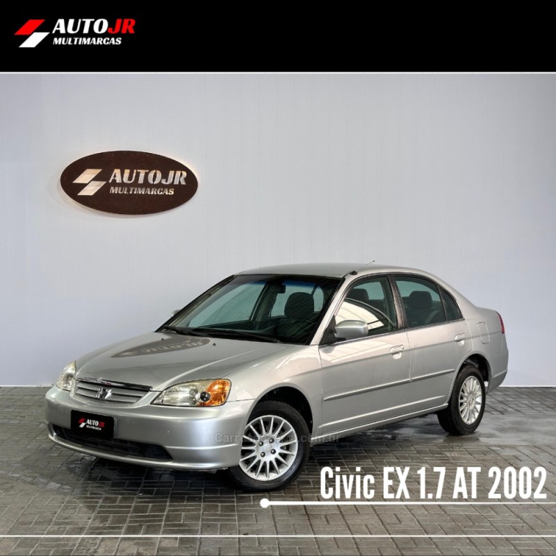 CIVIC 1.7 EX 16V GASOLINA 4P AUTOMÁTICO - 2002 - VACARIA