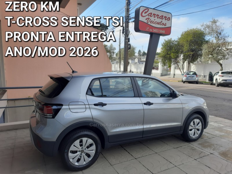 T-CROSS 1.0 TSI 200 SENSE AUTOMÁTICO - 2026 - BENTO GONçALVES
