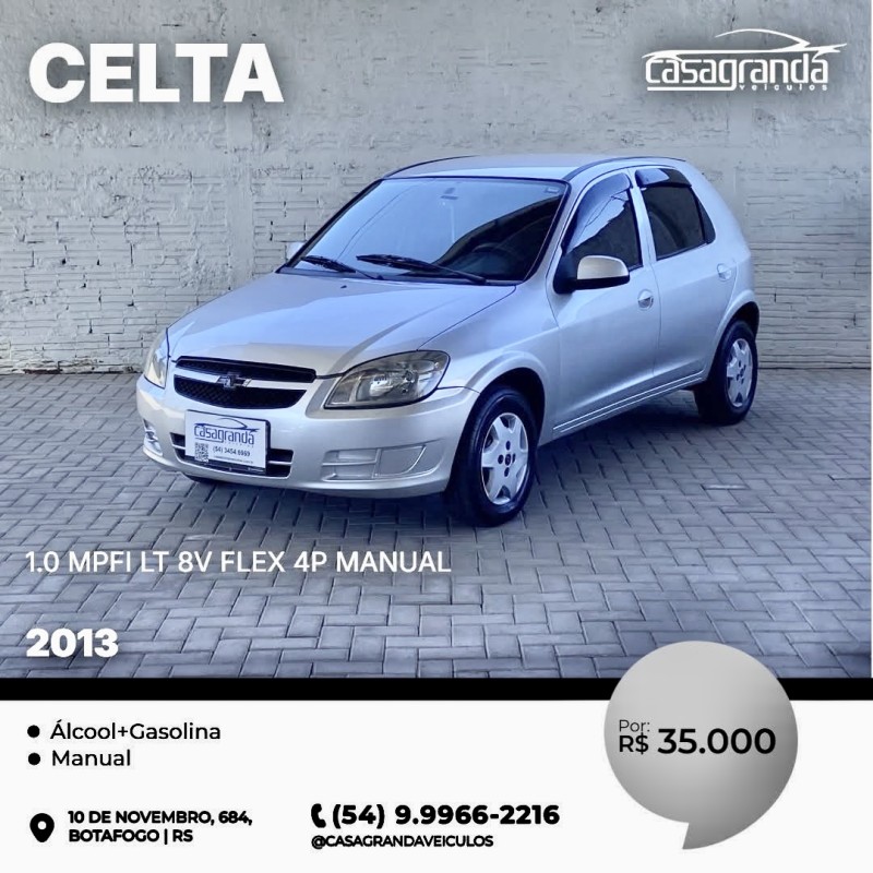 CELTA 1.0 MPFI LT 8V FLEX 4P MANUAL