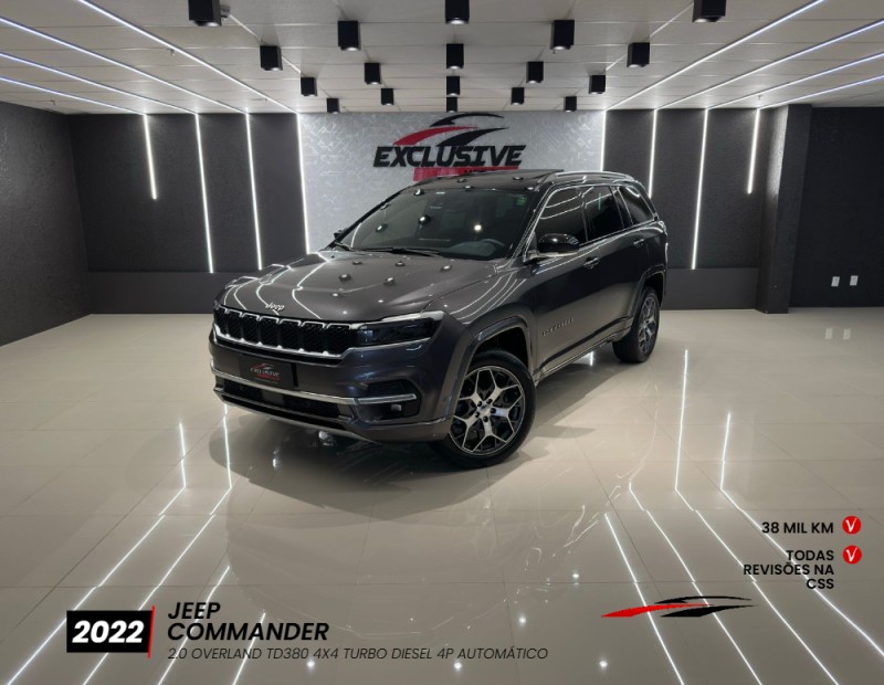 commander 2.0 overland td380 4x4 turbo diesel 4p automatico 2022 caxias do sul