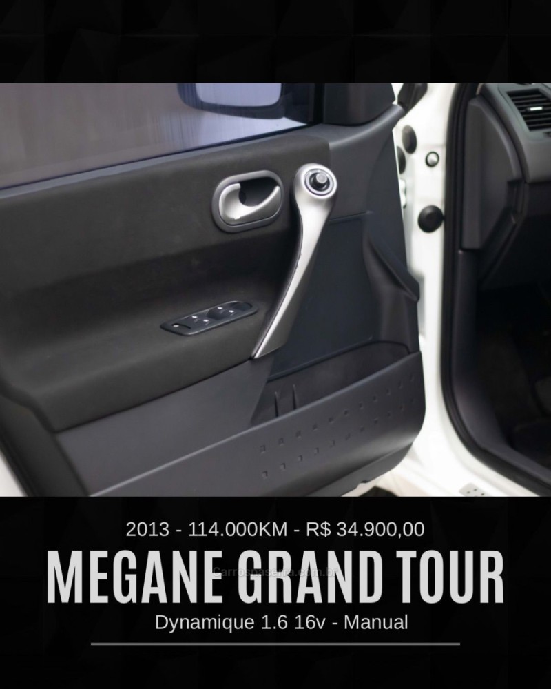MÉGANE 1.6 DYNAMIQUE GRAND TOUR 16V FLEX 4P MANUAL - 2013 - CAXIAS DO SUL