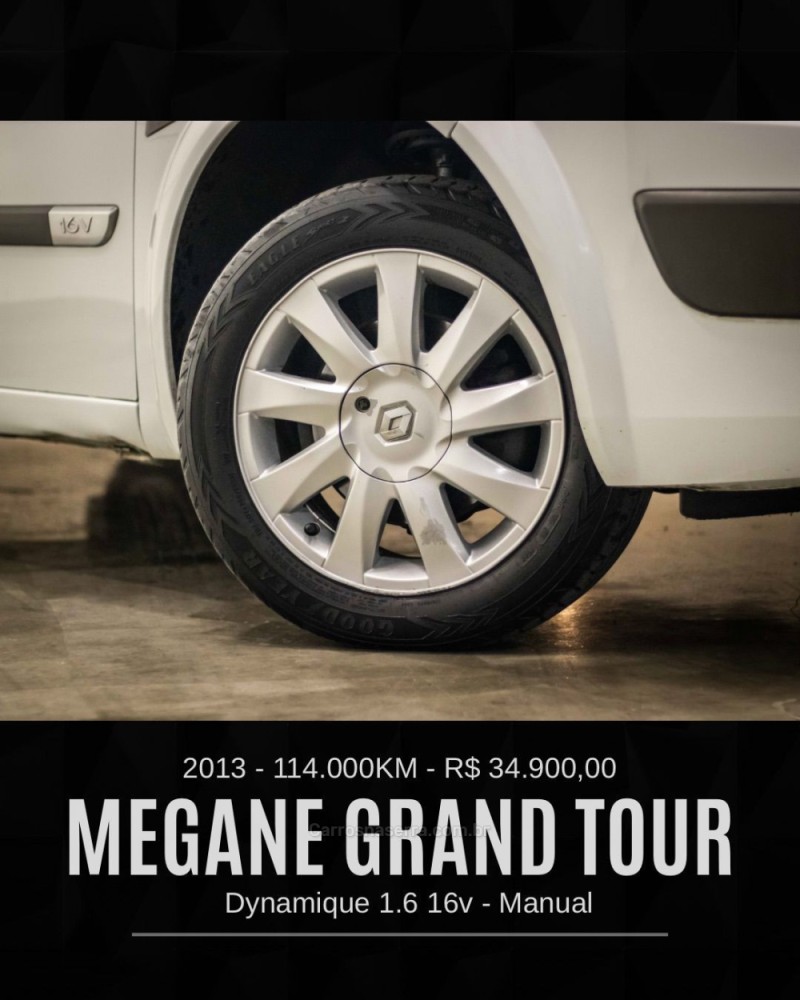 MÉGANE 1.6 DYNAMIQUE GRAND TOUR 16V FLEX 4P MANUAL - 2013 - CAXIAS DO SUL