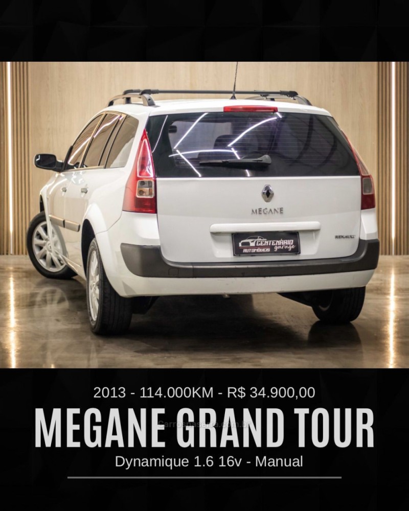 MÉGANE 1.6 DYNAMIQUE GRAND TOUR 16V FLEX 4P MANUAL - 2013 - CAXIAS DO SUL