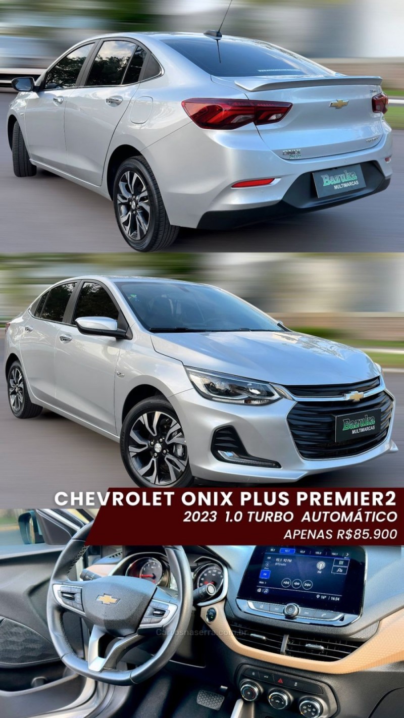 ONIX 1.0	PREMIER PLUS 12V TURBO FLEX 4P AUTOMÁTICO - 2023 - NOVO HAMBURGO