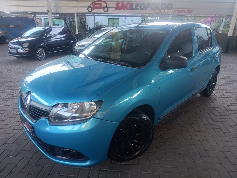 sandero 1.0 authentique 8v flex 4p manual 2015 caxias do sul