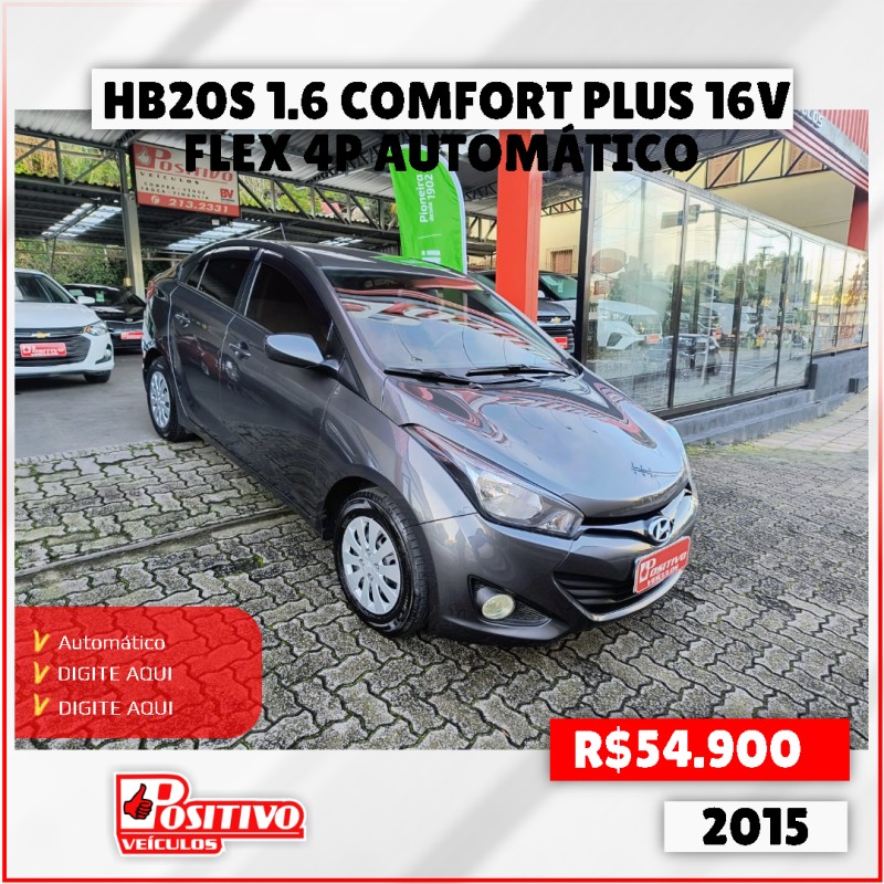 hb20s 1.6 comfort plus 16v flex 4p automatico 2015 caxias do sul
