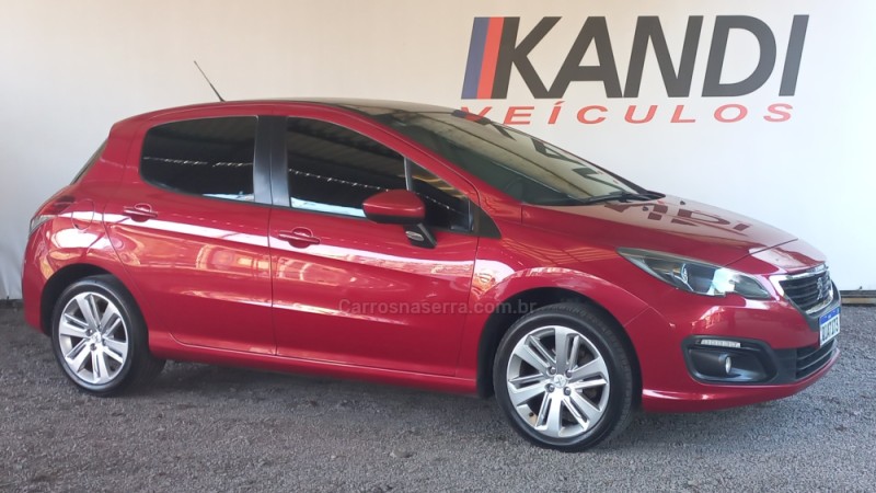 308 1.6 allure 16v flex 4p manual 2016 caxias do sul