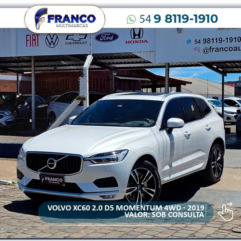 xc60 2.0 d5 momentum awd diesel 4p automatico 2019 vacaria