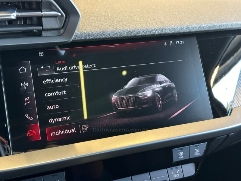 A3 2.0 TFSI PERFORMANCE BLACK SEDAN GASOLINA 4P AUTOMÁTICA - 2022 - CAXIAS DO SUL