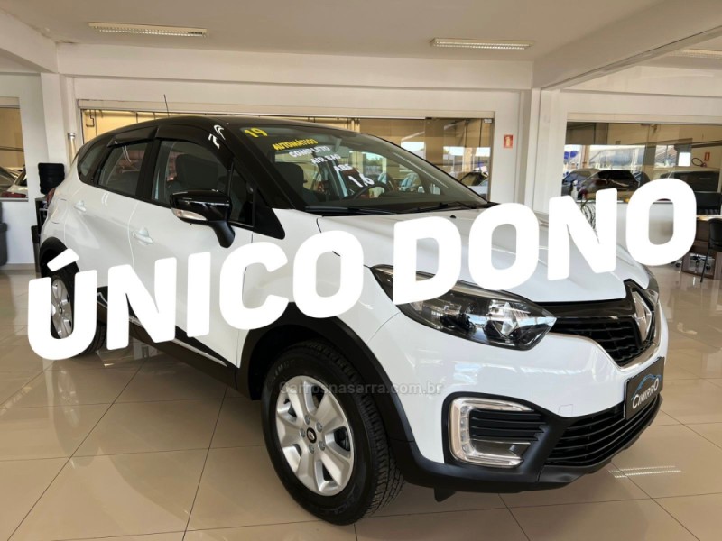 captur 1.6 life 16v flex 4p automatico 2019 taquara