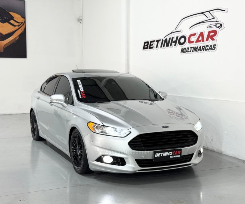FUSION 2.0 TITANIUM GTDI ECOBOOST AWD AUTOMÁTICO - 2015 - ESTâNCIA VELHA