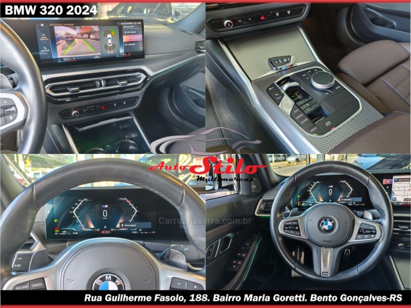 320I 2.0 M SPORT 16V TURBO ACTIVEFLEX 4P AUTOMÁTICO - 2024 - BENTO GONçALVES