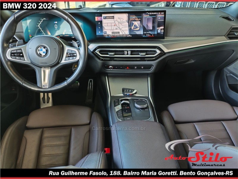 320I 2.0 M SPORT 16V TURBO ACTIVEFLEX 4P AUTOMÁTICO - 2024 - BENTO GONçALVES