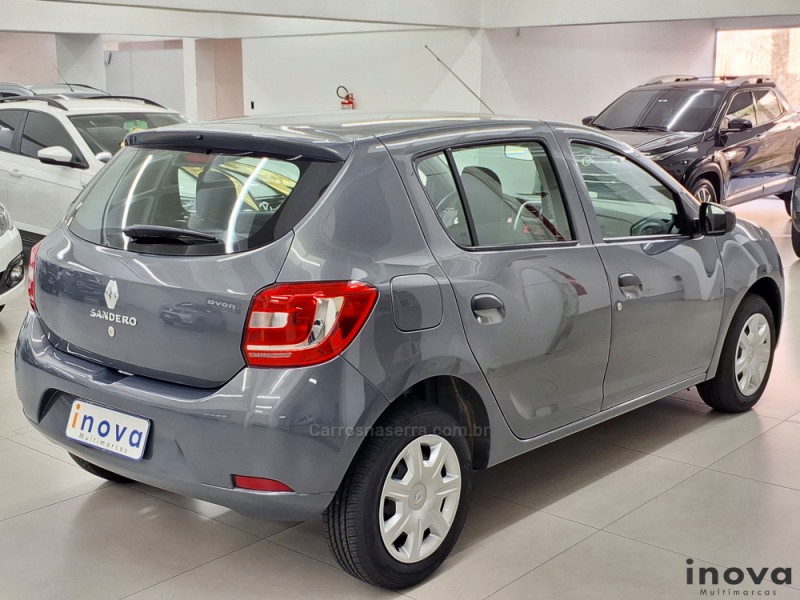 SANDERO 1.0 AUTHENTIQUE 16V FLEX 4P MANUAL - 2015 - NOVO HAMBURGO