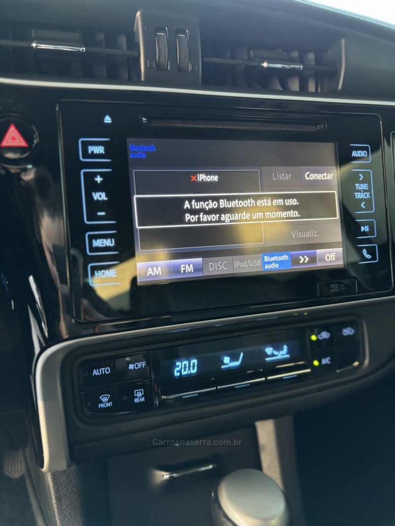COROLLA 2.0 XEI 16V FLEX 4P AUTOMÁTICO - 2019 - SANANDUVA