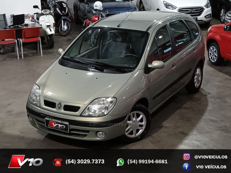 SCÉNIC 1.6 RXE 16V GASOLINA 4P MANUAL - 2001 - CAXIAS DO SUL