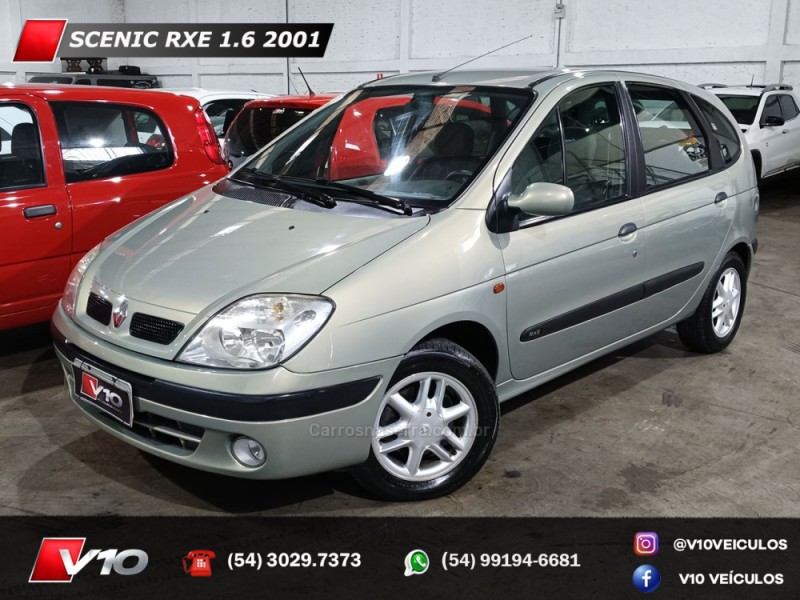 scenic 1.6 rxe 16v gasolina 4p manual 2001 caxias do sul