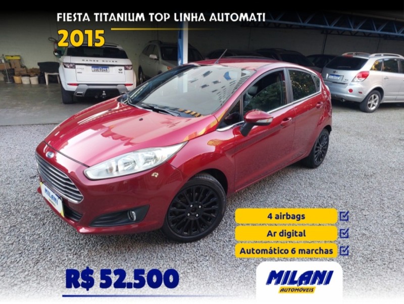 fiesta 1.6 titanium hatch 16v flex 4p automatico 2015 bento goncalves