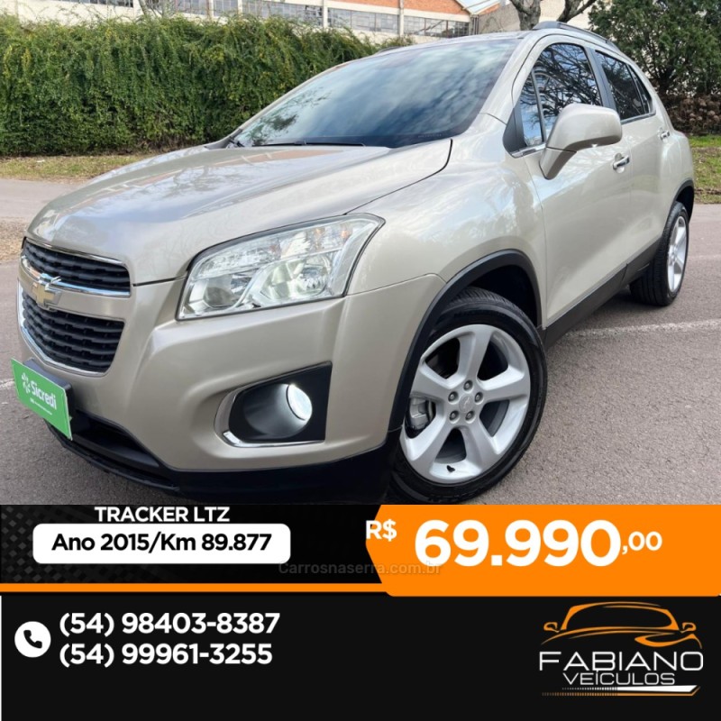 tracker 1.8 mpfi ltz 4x2 16v flex 4p automatico 2015 bento goncalves