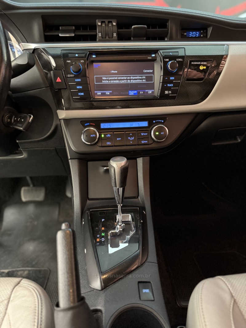 COROLLA 2.0 XEI 16V FLEX 4P AUTOMÁTICO - 2015 - FARROUPILHA