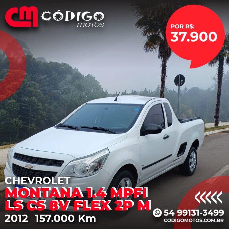 montana 1.4 mpfi ls cs 8v flex 2p manual 2012 veranopolis