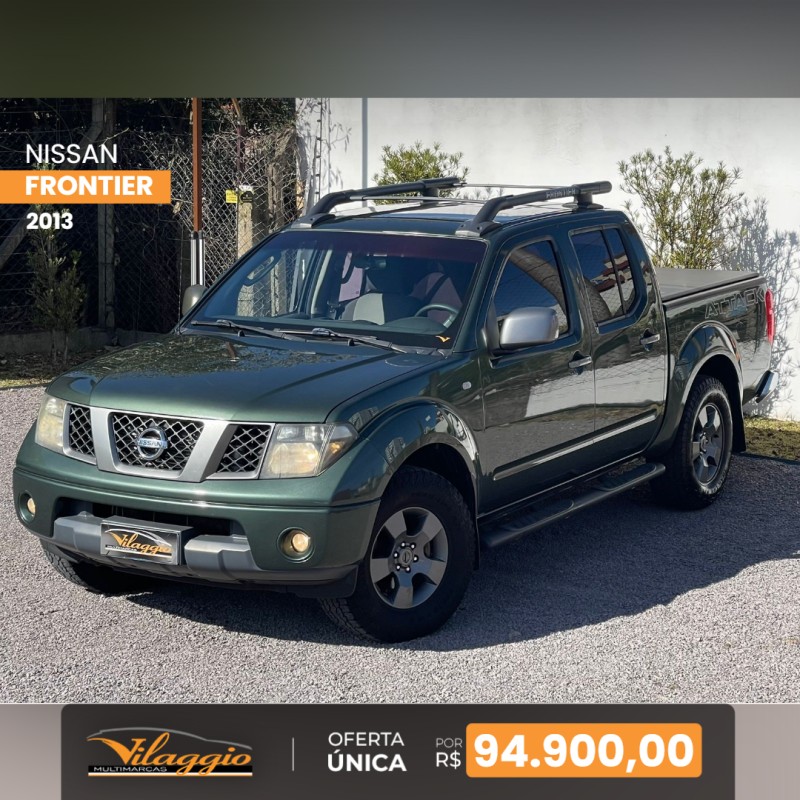 frontier 2.5 se attack 4x4 cd turbo eletronic diesel 4p manual 2013 caxias do sul