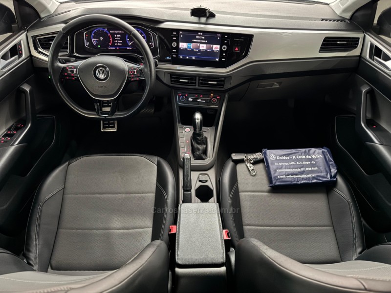 POLO 1.0	200 TSI HIGHLINE AUTOMÁTICO  - 2019 - NOVA PRATA