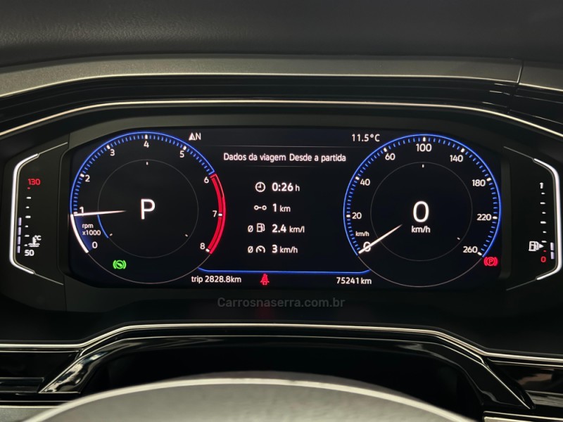 POLO 1.0	200 TSI HIGHLINE AUTOMÁTICO  - 2019 - NOVA PRATA