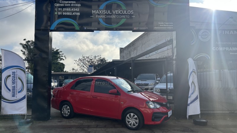 etios 1.5 x plus sedan 16v flex 4p manual 2020 gravatai