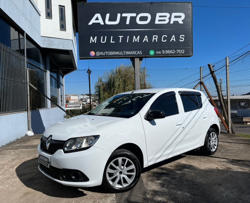 sandero 1.0 authentique 12v flex 4p manual 2018 caxias do sul