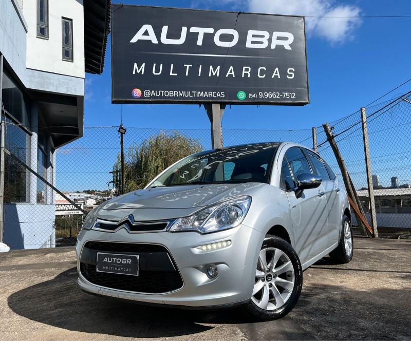 C3 1.6 EXCLUSIVE 16V FLEX 4P MANUAL - 2014 - CAXIAS DO SUL