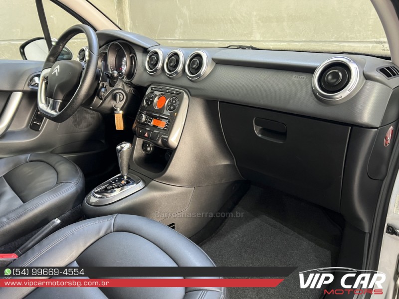 C3 1.6 EXCLUSIVE BVA 16V FLEX 4P AUTOMÁTICO - 2014 - FARROUPILHA