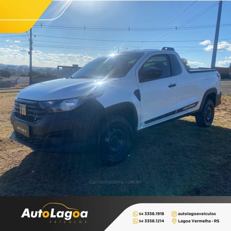 STRADA 1.4 ENDURANCE CD 8V FLEX 4P MANUAL - 2022 - LAGOA VERMELHA