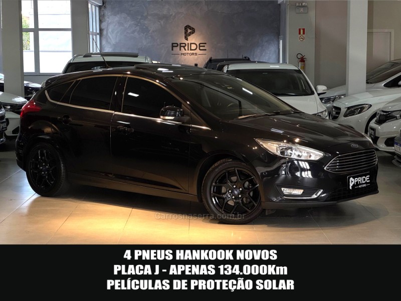 focus 2.0 titanium plus 16v flex 4p automatico 2016 caxias do sul