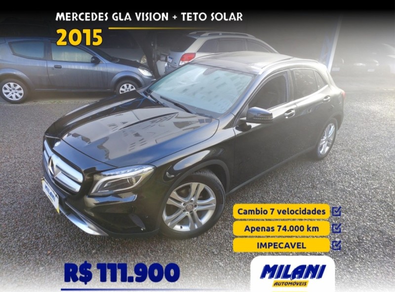 GLA 200 1.6 CGI VISION 16V TURBO GASOLINA 4P AUTOMÁTICO - 2015 - BENTO GONçALVES