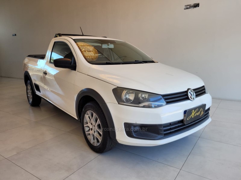 SAVEIRO 1.6 MI TRENDLINE CS 8V FLEX 2P MANUAL - 2015 - CANELA