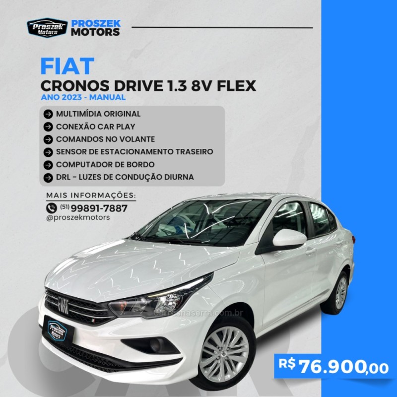 cronos 1.3 drive 8v flex 4p manual 2023 canoas
