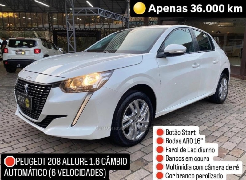 208 1.6 ALLURE 16V FLEX 4P AUTOMÁTICO