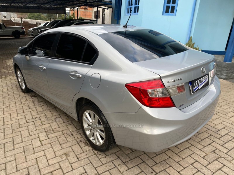 CIVIC 1.8 LXS 16V FLEX 4P MANUAL - 2012 - CANELA