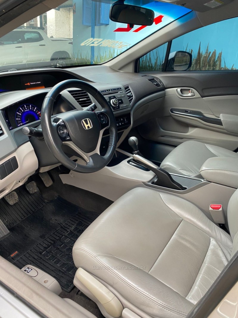 CIVIC 1.8 LXS 16V FLEX 4P MANUAL - 2012 - CANELA