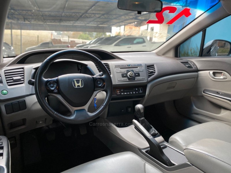 CIVIC 1.8 LXS 16V FLEX 4P MANUAL - 2012 - CANELA