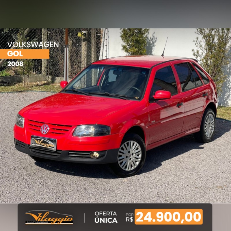 gol 1.0 mi trend 8v gasolina 4p manual g.iii 2008 caxias do sul