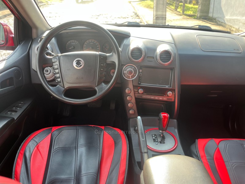 ACTYON 2.3 GL 4X2 16V 150CV GASOLINA 4P AUTOMÁTICO - 2011 - ESTâNCIA VELHA