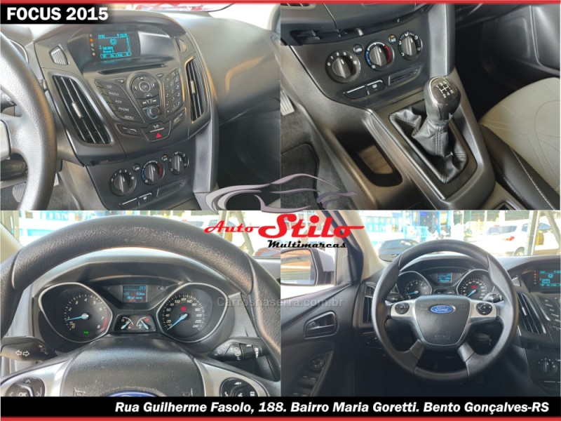 FOCUS 1.6 S 16V FLEX 4P MANUAL - 2015 - BENTO GONçALVES