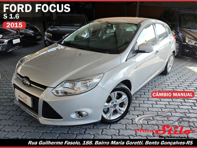 focus 1.6 s 16v flex 4p manual 2015 bento goncalves