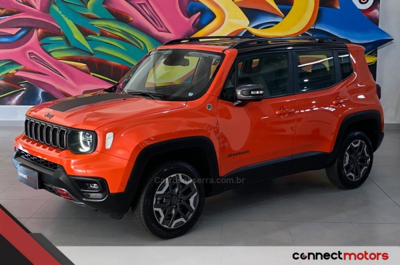 RENEGADE 1.3 TRAILHAWK T270 16V TURBO FLEX 4X4 4P AUTOMÁTICO - 2023 - BENTO GONçALVES